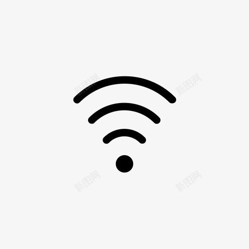 wifi连接互联网在线svg_新图网 https://ixintu.com 连接 互联网 在线