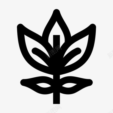 叶桦树叶天然图标