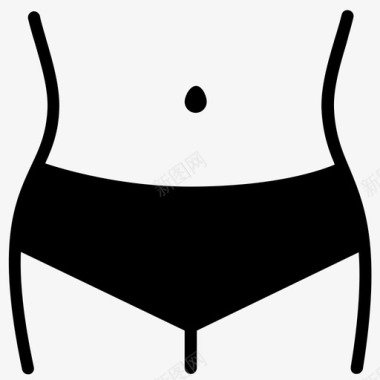 瘦肚子节食内裤图标