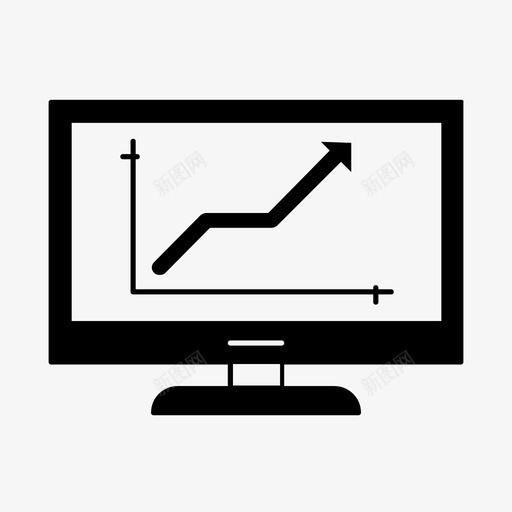 计算机分析箭头折线图svg_新图网 https://ixintu.com 计算机 分析 箭头 折线 线图 进度 统计 财务分析 图表