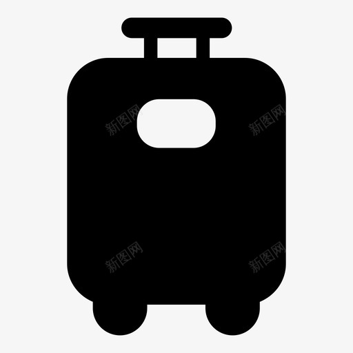箱包旅行包线性方形填充svg_新图网 https://ixintu.com 箱包 旅行包 线性 方形 填充