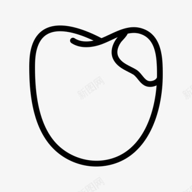 裂牙痛牙龋齿图标