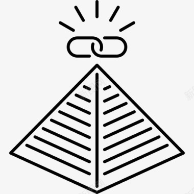 链接金字塔推广搜索引擎优化图标