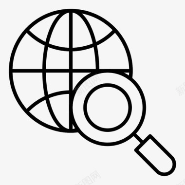 浏览器数据放大图标