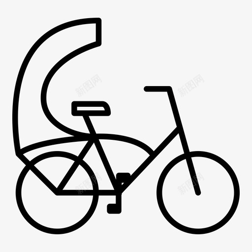 自行车三轮车交通工具svg_新图网 https://ixintu.com 自行车 三轮车 交通工具
