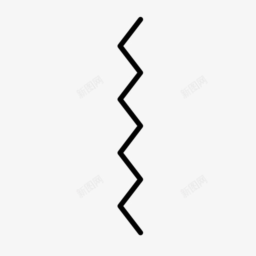 曲折装饰性线条svg_新图网 https://ixintu.com 曲折 装饰性 线条 图案 三角形