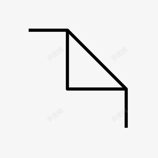 折痕角折svg_新图网 https://ixintu.com 折痕 角折 记号 纸张 办公用品