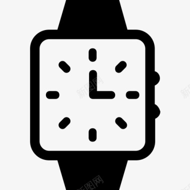 手表数字手表计时器图标