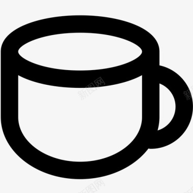咖啡杯热的马克杯图标