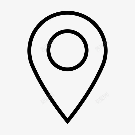 地图图钉定位放置定位器svg_新图网 https://ixintu.com 地图 图钉 定位 放置 定位器 指针