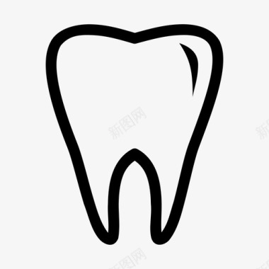 磨牙牙齿牙医图标