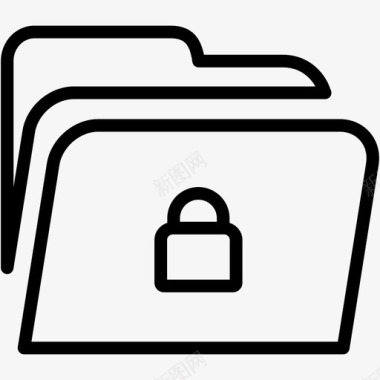 文件夹锁数据文件图标