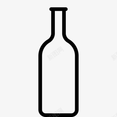 空瓶子酒饮料图标