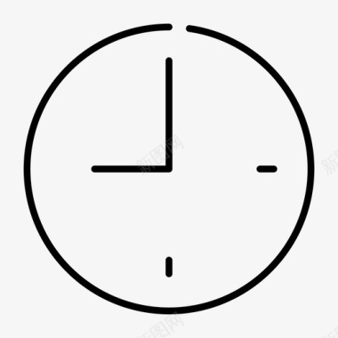九点钟秒表计时器图标
