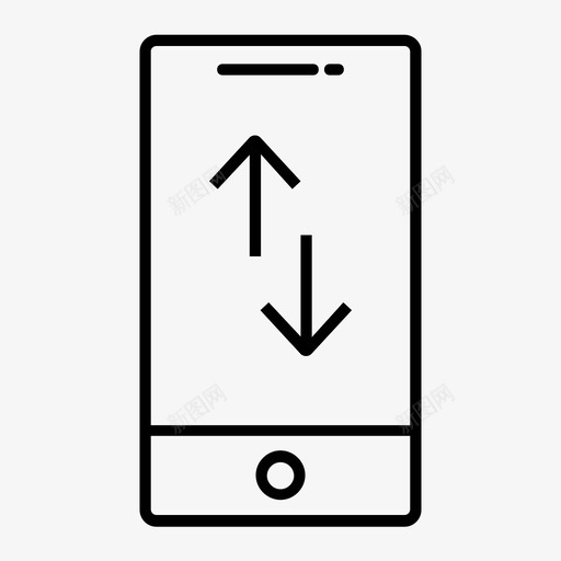 智能手机数据交换移动数据更新svg_新图网 https://ixintu.com 数据 智能 手机 交换 移动 更新