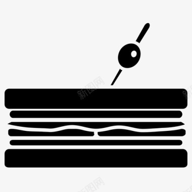 三明治食物午餐图标