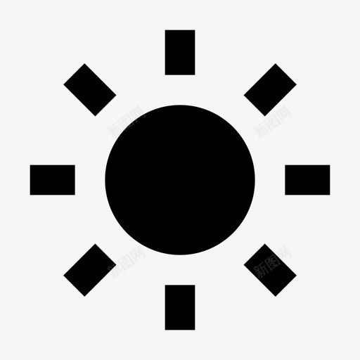 阳光亮度用户界面svg_新图网 https://ixintu.com 用户界面 阳光 光亮度 实体