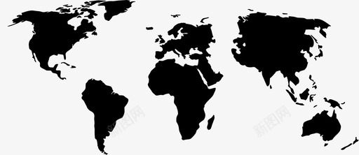 世界地图地球地理图标