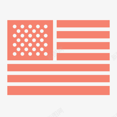 美国国旗美国7月4日图标