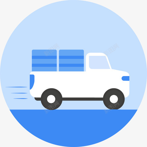 icoorder06shippedsvg_新图网 https://ixintu.com 发货 填充 扁平 多色