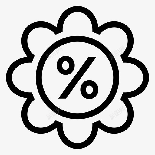 折扣优惠券金融svg_新图网 https://ixintu.com 折扣 优惠券 金融 货币 百分比 业务 线图 图标