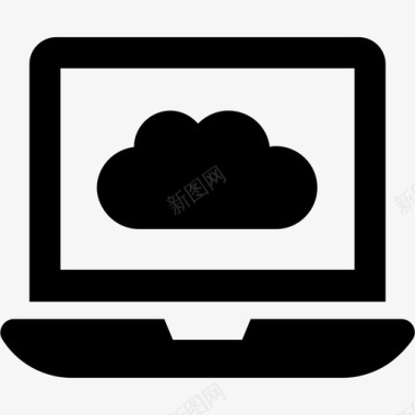 云计算icloud笔记本电脑图标