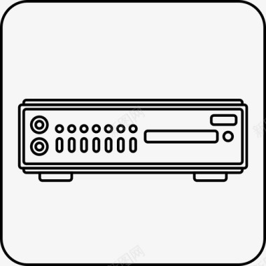 音频cd播放器音响系统图标