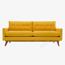 沙发长款黄色素材