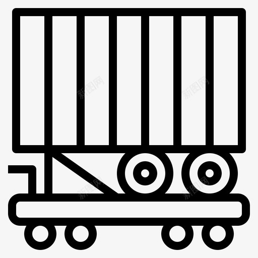 背驮运输集装箱国际svg_新图网 https://ixintu.com 背驮 运输 集装箱 国际 全球 业务