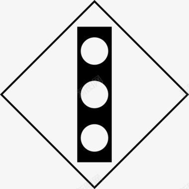 红绿灯道路交通交通标志图标