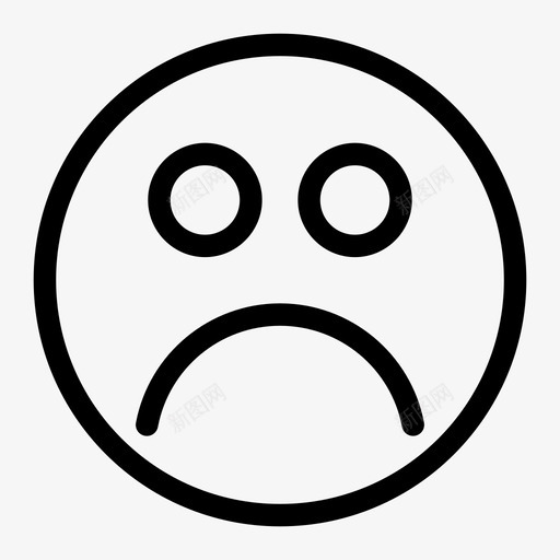 悲伤表情脸svg_新图网 https://ixintu.com 悲伤 表情 脸界 面人 笑脸