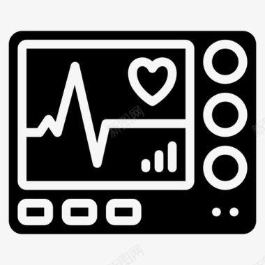 医用心率监护仪2血压设备图标