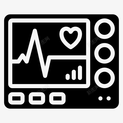医用心率监护仪2血压设备svg_新图网 https://ixintu.com 心率 医用 监护仪 血压 设备 医院