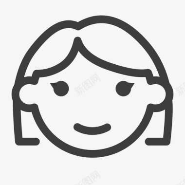 成年人女图标