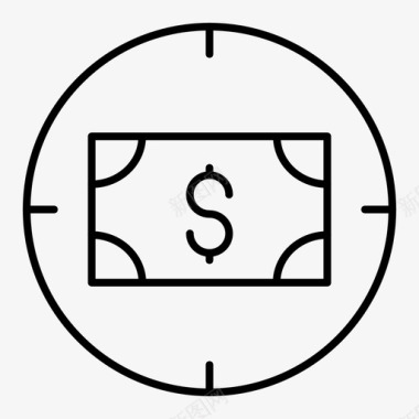 目标银行美元图标
