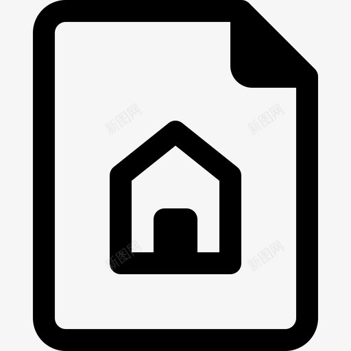 房屋平面图建筑房产svg_新图网 https://ixintu.com 房产 房屋 平面图 建筑 房地产 最小 图标