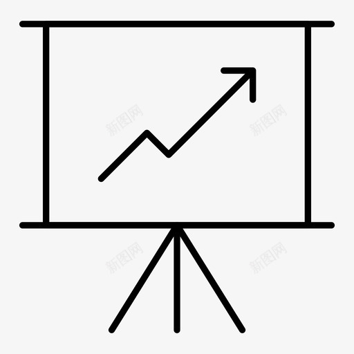 演示银行会议svg_新图网 https://ixintu.com 银行 演示 会议 教学 培训 金融 细线 图标