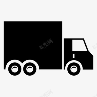 卡车棚车运输图标
