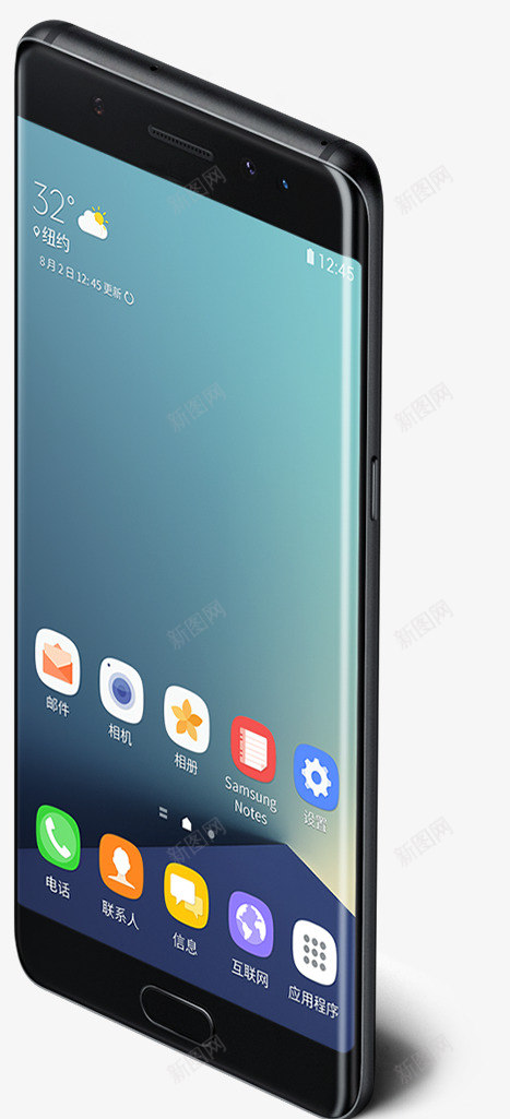 GalaxyNote7直立展示其大屏幕png_新图网 https://ixintu.com 直立 展示 大屏幕