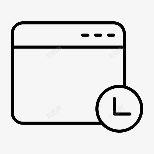 web浏览器等待通知在线浏览器svg_新图网 https://ixintu.com 浏览器 等待 通知 在线 站点 网页