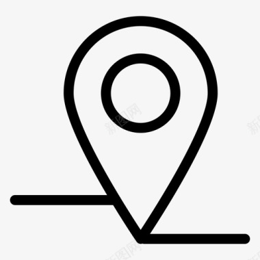位置地图办公地图商务地图1图标