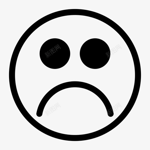悲伤表情脸svg_新图网 https://ixintu.com 悲伤 表情 脸界 面人 笑脸