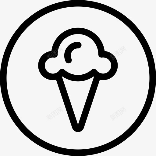 冰淇淋店蛋卷甜点svg_新图网 https://ixintu.com 冰淇淋 蛋卷 甜点 城市指南