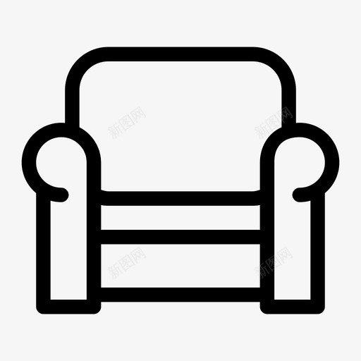 沙发椅子经典沙发svg_新图网 https://ixintu.com 沙发 椅子 经典 家具 座椅
