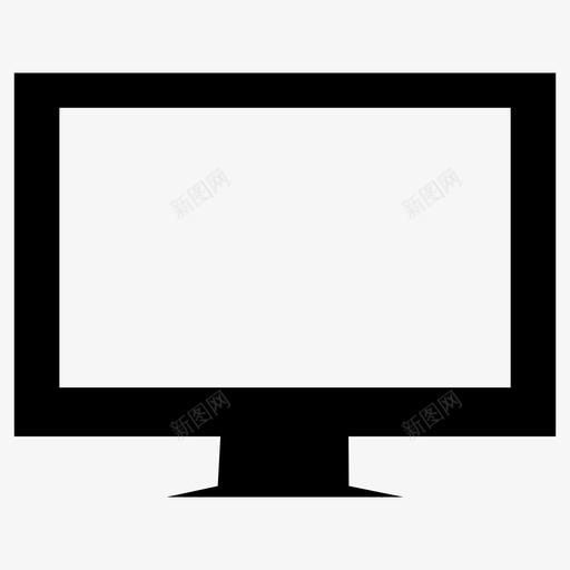 高清显示屏电脑屏幕svg_新图网 https://ixintu.com 电视 高清 显示屏 屏幕 电脑 宽屏 电视屏