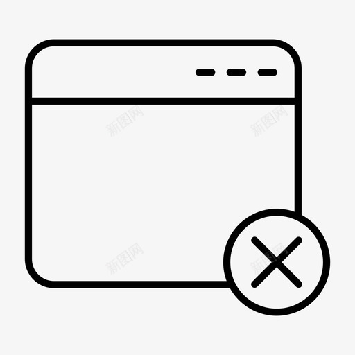 web浏览器删除浏览器通知internet浏览器svg_新图网 https://ixintu.com 浏览器 删除 网站 通知