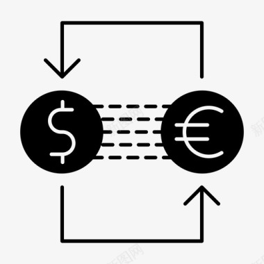 外汇银行货币图标