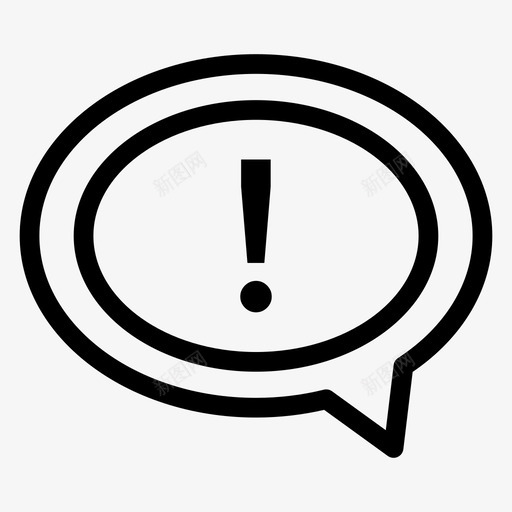 通知警报业务svg_新图网 https://ixintu.com 通知 警报 业务 错误 办公 线路 图标 第一 一卷