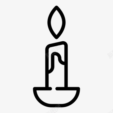 蜡烛庆祝万圣节图标
