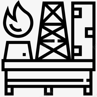 石油工业建筑工厂图标
